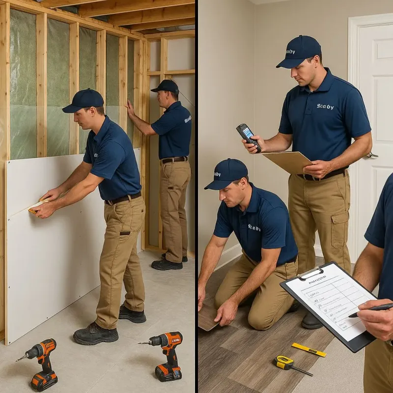 Repairs and Reconstruction process in South Sumter, SC